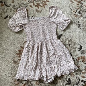 Carly Jean Los Angeles Emilia Romper in Blush